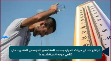 ارتفاع حاد في درجات الحرارة بسبب المنخفض الموسمي الهندي.. متى تنتهي موجة الحر الشديدة؟
